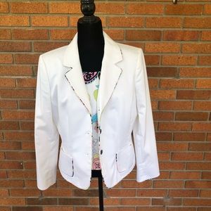 2PC TAHARI TOP AND BLAZER SZ 14